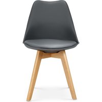 Bravich LTD Rocco Tulip Dining Chair in Grey | Size: 1 Pack