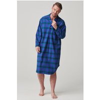 "Midnight" Tartan Brushed Cotton Nightshirt