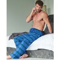 "Midnight" Tartan Brushed Cotton Pyjama Trousers