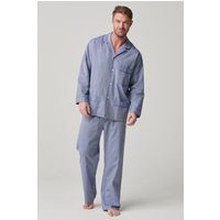Garrison Herringbone Cotton Twill Pyjama Set Mid