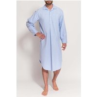 "Westwood Blue" Stripe Brushed Cotton Nightshirt