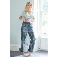 "Jura" Tartan Brushed Cotton Pyjama Trousers