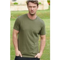 "Khaki" 100% Cotton T Shirt