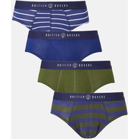 Pack Four "Leaves" Bamboo Briefs