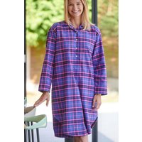 "Lomond" Tartan Brushed Cotton Nightshirt Bright