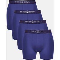 Pack Four "Navy" Bamboo Stretch Trunks Dark
