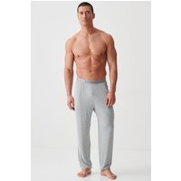 "Grey Marl" Bamboo Pyjama Trousers Mid