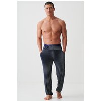"Tarragon & Stripe" Bamboo Pyjama Trousers Olive