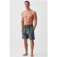 "Jura" Tartan Brushed Cotton Sleep Shorts