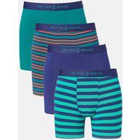 Pack Four "Warm Spice" Bamboo Stretch Trunks