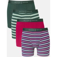 Pack Four "Forest Berry" Bamboo Stretch Trunks