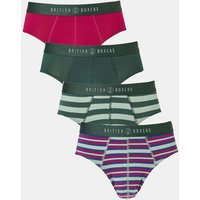Pack Four "Forest Berry" Bamboo Briefs