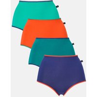 Pack Four "Warm Spice" Bamboo Full Briefs