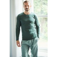 "Deep Forest" Cotton Jersey Long Sleeve Top