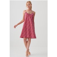 "byzantine Paisley" Crisp Cotton Strappy Nightdress Dark