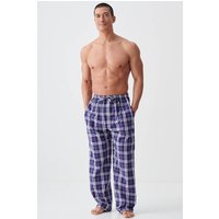 "Chester Red & Blue Check" Crisp Cotton Pyjama Trousers