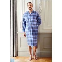 "Celt Navy" Tartan Brushed Cotton Nightshirt