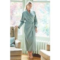 "Moss" Herringbone Brushed Cotton Dressing Gown