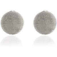 Cachet London Women's Cachet Tyra Clip On Earrings in Metallic Silver