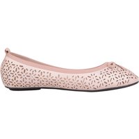 ABSOLUTE FOOTWEAR Girl's Childrens Kids Slip On Casual Summer Pump Ballerina Style Shoes in Nude | Size: Infant 10