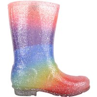 Slip On Sparkly Glitter Waterproof Wellington Boots 11