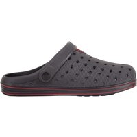 ABSOLUTE FOOTWEAR Women's Womens Slip On Garden Summer Pool Clogs Shoes, Adjustable Back Strap in Black | Size: 4