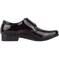 Slip On Faux Patent Leather Formal Smart School Shoes