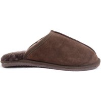 Sheepskin Open Back Mule Slippers Rubber Sole