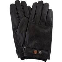 Premium Soft Leather Glove Elasticated Wrist Warm Fleece Lining