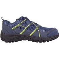 Slip On Lace Up Mesh Steel Toe Cap Trainer Sneakers Shoes
