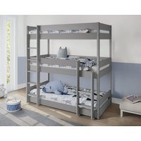 Kennedy Wooden Triple Bunk Bed Single