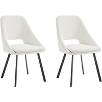 Home Detail Alba Velvet Dining Chair Set of 2, Black with Silver Legs in Grey | Size: 2 Pack