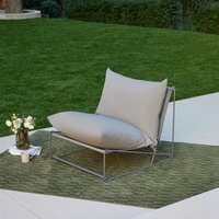 Home Detail Marina Steel Garden Chair in Grey