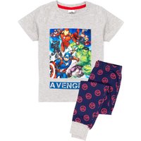 Marvel Boy's Long Sleeve Long Leg Pyjama Set | Boys Grey | Official Merch | Size: 2-3 Years