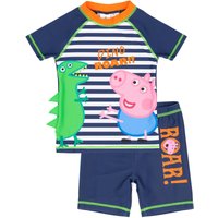 Peppa Pig Boy's Toddler 2 Piece Swim Set (Blue) in Blue | Size: 12-18 m