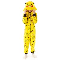 Pokemon Pikachu Onesie | Unisex Kids Yellow | Officially Licensed Merch | Size: 13-14 Years