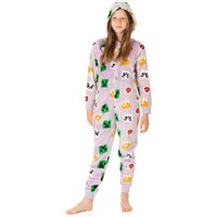 Minecraft Girl's Kids Onesie (Purple) in Purple | Size: 5-6 Years