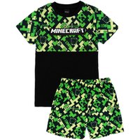 Short Sleeve Short Leg Pyjama Set Green