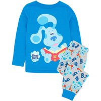 Blue's Clues & You! Boy's Long Sleeve Long Leg Pyjama Set | Boys Blue | Officially Licensed Merch | Size: 3-4 Years
