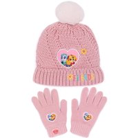 Paw Patrol Girl's Kids Beanie & Scarf Set (Pink) in Pink
