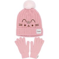 Pusheen Women's Beanie & Gloves Set | Pink | Official Merch