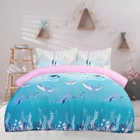 Fun & Cosy Duvet Cover Pillowcase & Fitted Sheet Complete Set Single