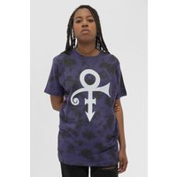 Prince White Symbol Dip Dye T-Shirt in Black | Size: Small