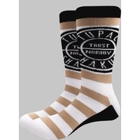 Tupac Shakur Tupac Trust Nobody Ankle Socks in White