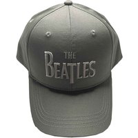 Beatles Classic Drop T Band Logo Strapback Baseball Cap in Green