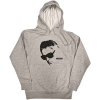 Paul Weller Glasses Hoodie in Grey | Size: XL