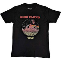 Pink Floyd Dark side of the Moon 50 Years Vintage Pyramids T-Shirt in Black | Size: XL