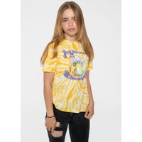 Jimi Hendrix Kids Are You Experienced Dye Wash Tee in Yellow | Size: 7-8 Years