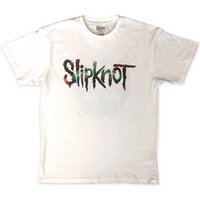 Slipknot Adderall Faceback T-Shirt in White | Size: Large