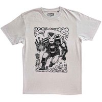 Marvel Iron Man Sketch T-Shirt in Natural | Size: Small